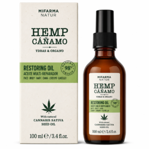 Mifarma Natur – Huile Réparatrice Multi-Usages au Chanvre (98% d’ingrédients naturels)