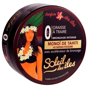 Soleil des Îles – Graisse à Traire Coco SPF0 (Accélérateur de Bronzage)