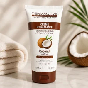 Dermactive – Crème Hydratante Argan & Karité (Mains & Ongles)