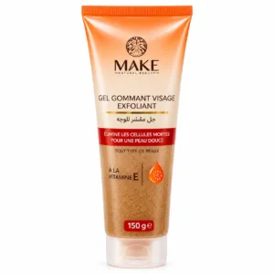 Gel Gommant Visage Exfoliant Riz & Grenade – MAKE Cosmetic – 150 ml