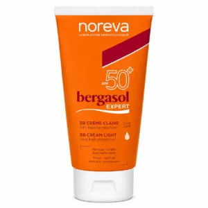 Noreva Bergasol Expert SPF50 – Crème Minérale Peaux Sensibles