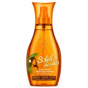 soleiles des iles Huile Sèche Bronzage Intense – Parfum Coco