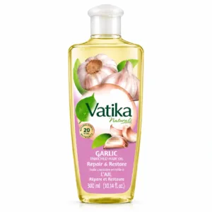 Vatika – Huile Capillaire Enrichie à l’Ail