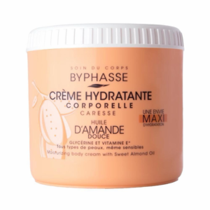 Byphase crème hydratante corporelle caresse à l’huile d’amande 500ml