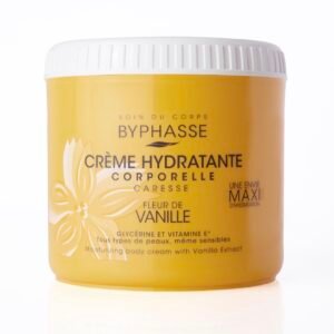 Crème hydratante corporelle Caresse à l’extrait de fleur de vanille 500ml